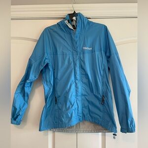 Marmot Blue Lightweight Rain Jacket